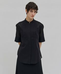 BEIGE, / ベイジ, シャツ・ブラウス | 【洗える】BAC / バンドカラーブラウス