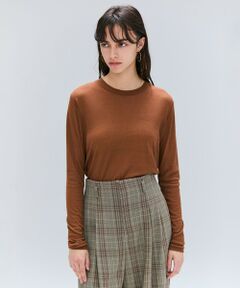 BEIGE, / ベイジ, カットソー | 【洗える】SORE / シアーコットンクルーネックカットソー