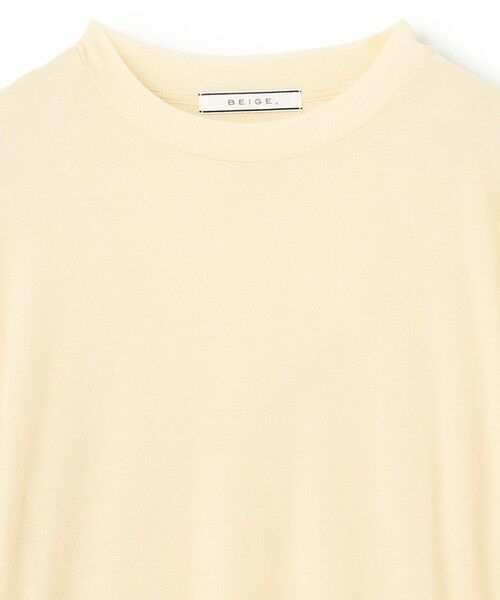 BEIGE, / ベイジ, カットソー | 【洗える】SORE / シアーコットンクルーネックカットソー | 詳細11