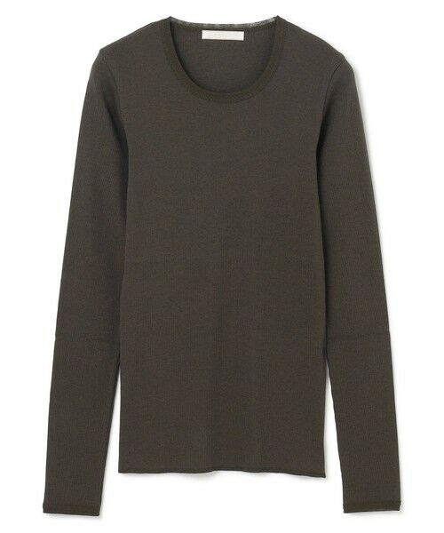 BEIGE, / ベイジ, カットソー | 【BEIGE、ecru/WEB限定・洗える】RIB TOPS /  コットンシルクロングスリーブトップス | 詳細14