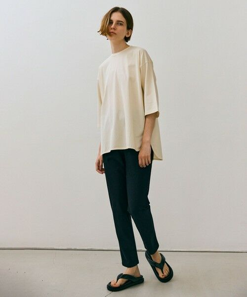 BEIGE, / ベイジ, カットソー | 【BEIGE、ecru/WEB限定・洗える】JERSEY STITCH / コットンオーバサイズトップス | 詳細2