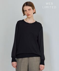 【WEB限定・洗える】LECERF / ドッキングニットトップス