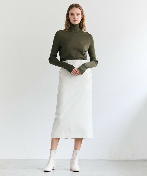 BEIGE, / ベイジ, ニット・セーター | 【洗える】WILLOW / サムホールハイネックニット | 詳細14