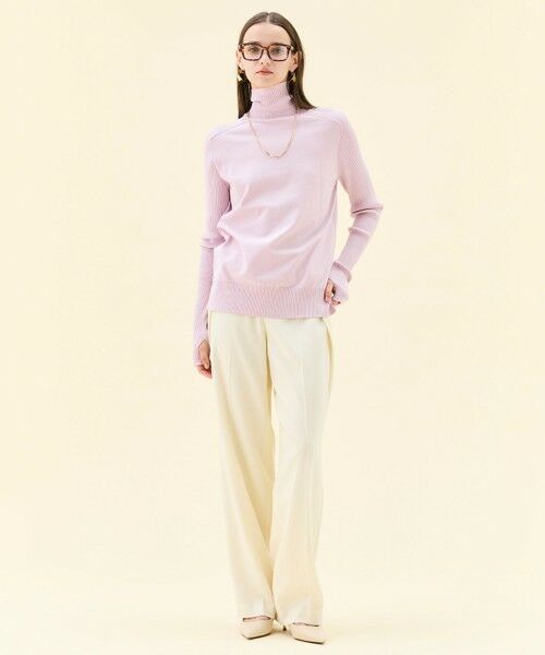 BEIGE, / ベイジ, ニット・セーター | 【洗える】WILLOW / サムホールハイネックニット | 詳細21
