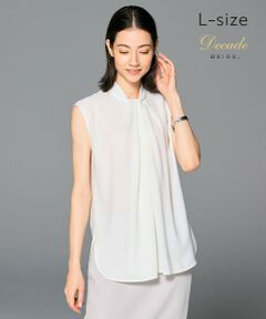 BEIGE, / ベイジ, シャツ・ブラウス | 【L-size】ANITA / ノースリーブタックブラウス