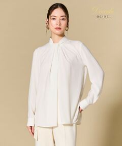 BEIGE, / ベイジ, シャツ・ブラウス | ANITA / ロングスリーブタックブラウス