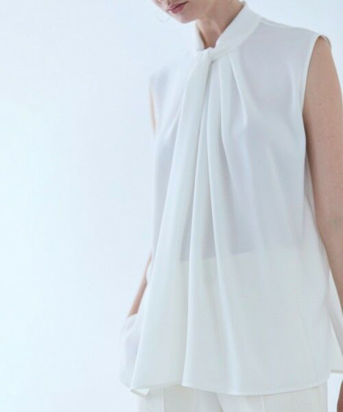 BEIGE, / ベイジ, シャツ・ブラウス | ANITA / ノースリーブタックブラウス | 詳細14