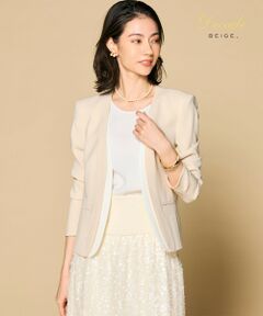 BEIGE, / ベイジ, （レディース） ノーカラージャケット