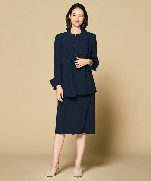 BEIGE, / ベイジ, テーラードジャケット | 【洗える】CINDY / ダブルブレストジャケット | 詳細4