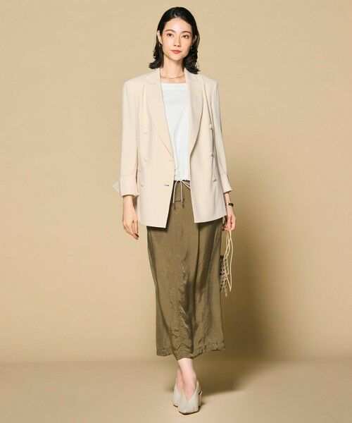 BEIGE, / ベイジ, テーラードジャケット | 【洗える】CINDY / ダブルブレストジャケット | 詳細9