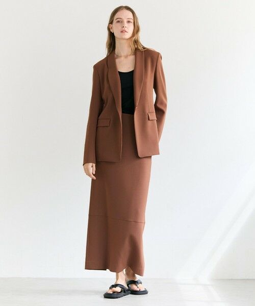 BEIGE, / ベイジ, カットソー | 【洗える】BROIS / シャツテールタンクトップ | 詳細2