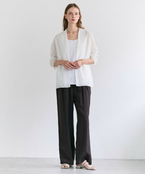 BEIGE, / ベイジ, カットソー | 【洗える】BROIS / コットンシャツテールタンクトップ | 詳細13