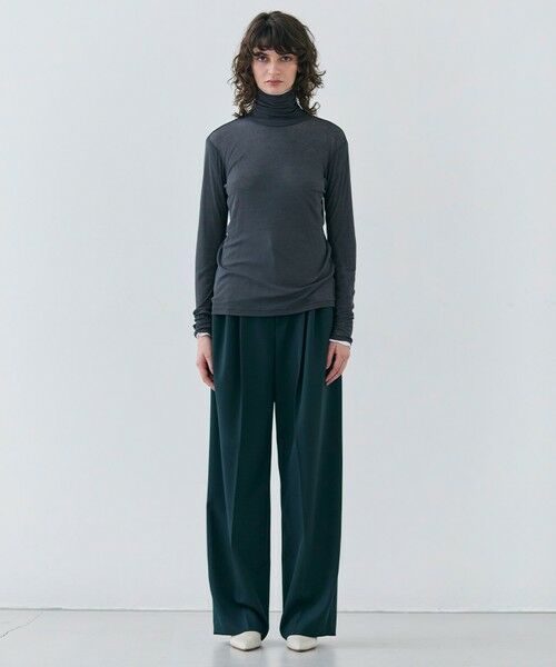 BEIGE, / ベイジ, カットソー | SORE / コットンシアーハイネックカットソー | 詳細9