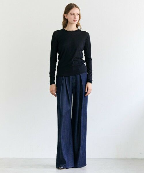 BEIGE, / ベイジ, カットソー | 【洗える】SORE / コットンシアークルーネックカットソー | 詳細19