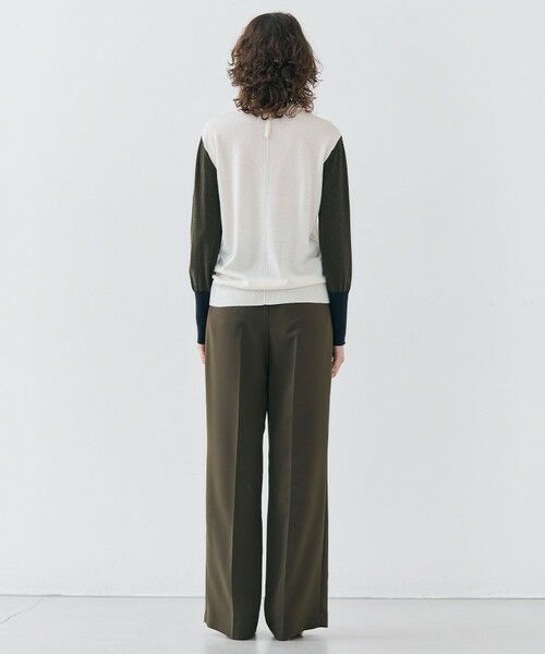 BEIGE, / ベイジ, ニット・セーター | 【洗える】BURNET / カラーミックスVネックトップス | 詳細2