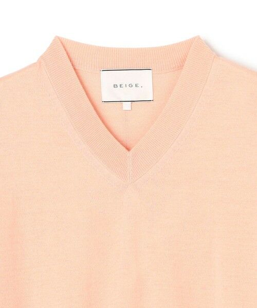 BEIGE, / ベイジ, ニット・セーター | 【洗える】BURNET / カラーミックスVネックトップス | 詳細11