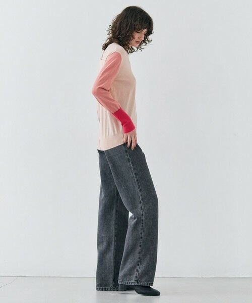 BEIGE, / ベイジ, ニット・セーター | 【洗える】BURNET / カラーミックスVネックトップス | 詳細8