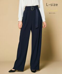 BEIGE, / ベイジ, その他パンツ | 【洗える・L-size】CINDY / ワイドパンツ