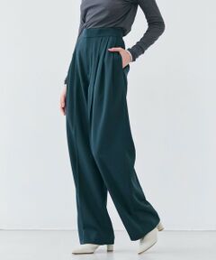 BEIGE, / ベイジ, その他パンツ | 【洗える】STEVIA / ウール混タックワイドパンツ