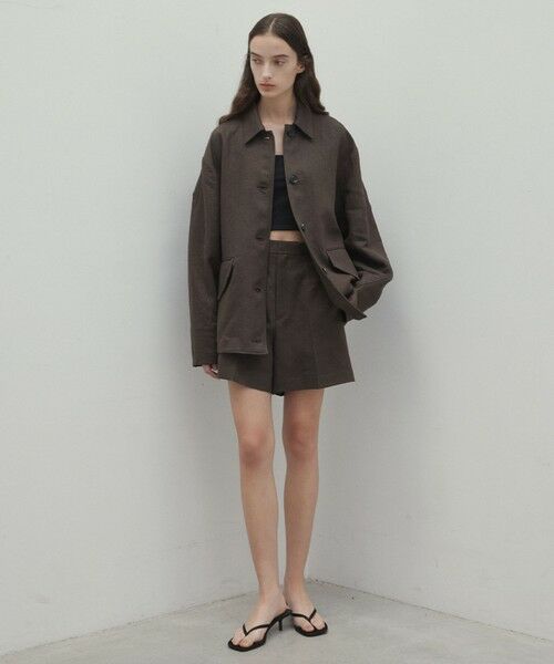 BEIGE, / ベイジ, その他パンツ | 【CLASSY. 4月号掲載】CRINUM / リネンショートパンツ | 詳細2