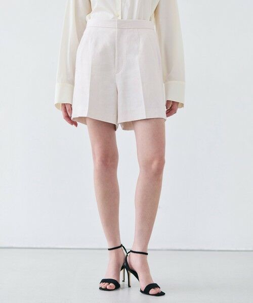 BEIGE,/ベイジ, 【CLASSY. 4月号掲載】CRINUM / リネンショートパンツ Light Pink 4 BEIGE,/ベイジ, 【CLASSY. 4月号掲載】CRINUM / リネンショートパンツ Light Pink 4