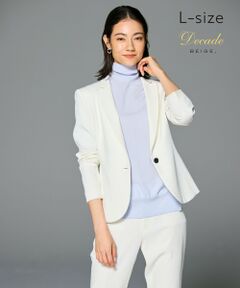BEIGE, / ベイジ, テーラードジャケット | 【洗える・L-size】LUIZA / テーラードジャケット
