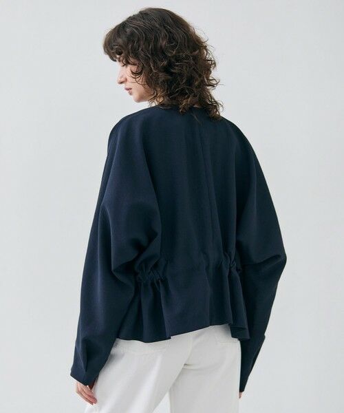 BEIGE, / ベイジ, ノーカラージャケット | 【洗える・VERY3月号掲載】PORDIC / ノーカラードルマンジャケット | 詳細3