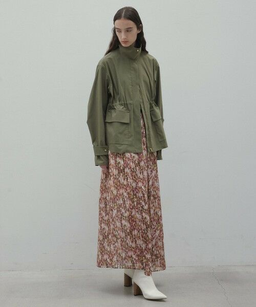 BEIGE, / ベイジ, ミニ・ひざ丈スカート | 【洗える】BORONIA / フラワーシフォンロングスカート | 詳細3