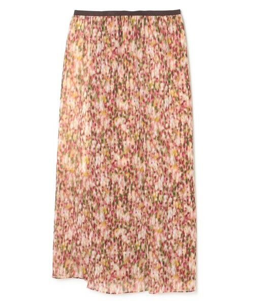 BEIGE, / ベイジ, ミニ・ひざ丈スカート | 【洗える】BORONIA / フラワーシフォンロングスカート | 詳細6