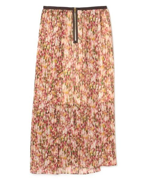 BEIGE, / ベイジ, ミニ・ひざ丈スカート | 【洗える】BORONIA / フラワーシフォンロングスカート | 詳細7