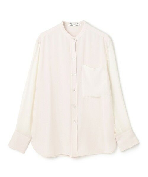 BEIGE, / ベイジ, シャツ・ブラウス | 【WEB限定・洗える】CELOSIA / シアースリーブスタンドカラーブラウス | 詳細4