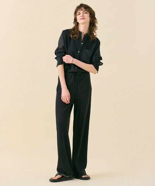 BEIGE, / ベイジ, シャツ・ブラウス | 【WEB限定・洗える】CELOSIA / シアースリーブスタンドカラーブラウス | 詳細7