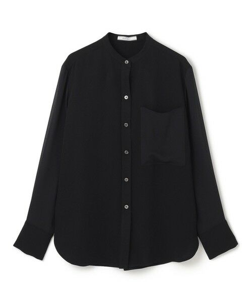 BEIGE, / ベイジ, シャツ・ブラウス | 【WEB限定・洗える】CELOSIA / シアースリーブスタンドカラーブラウス | 詳細8