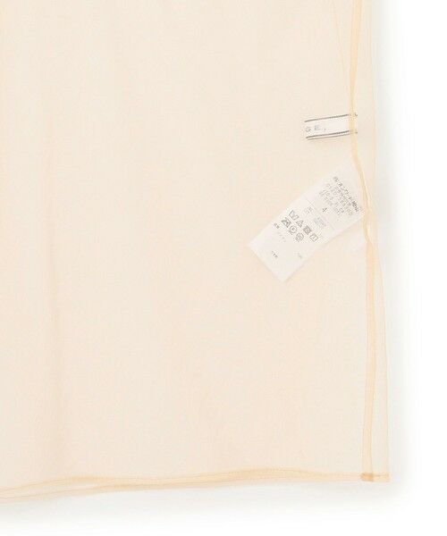BEIGE, / ベイジ, シャツ・ブラウス | 【洗える・Oggi 6月号掲載】SILENE / オーバーサイズチュールブラウス | 詳細8