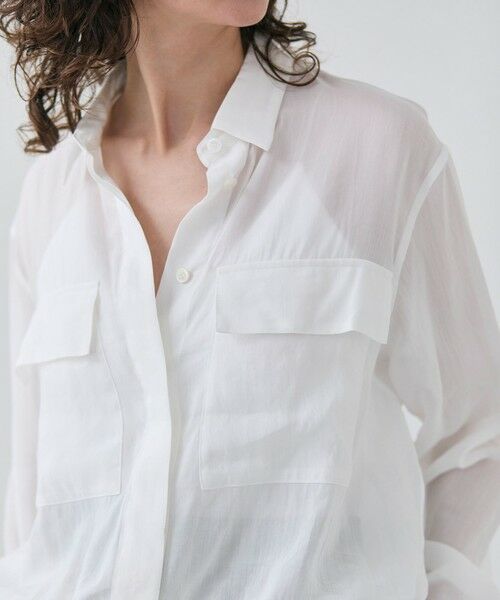 BEIGE, / ベイジ, シャツ・ブラウス | 【洗える・Precious 6月号掲載】PAULINE / ビックポケットドロストリネンブラウス | 詳細19