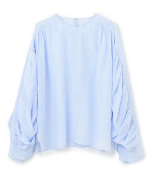 BEIGE, / ベイジ, シャツ・ブラウス | 【洗える】PAULINE / タックギャザーリネンボリュームブラウス | 詳細9