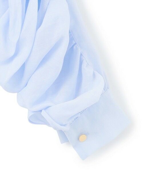 BEIGE, / ベイジ, シャツ・ブラウス | 【洗える】PAULINE / タックギャザーリネンボリュームブラウス | 詳細13