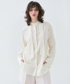 極美品♪ベイジ BEIGE， パールボタン コットンシャツ ホワイト 白