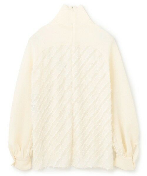 BEIGE, / ベイジ, シャツ・ブラウス | 【洗える】BANKSIA / ニットコンビカットジャカードブラウス | 詳細9