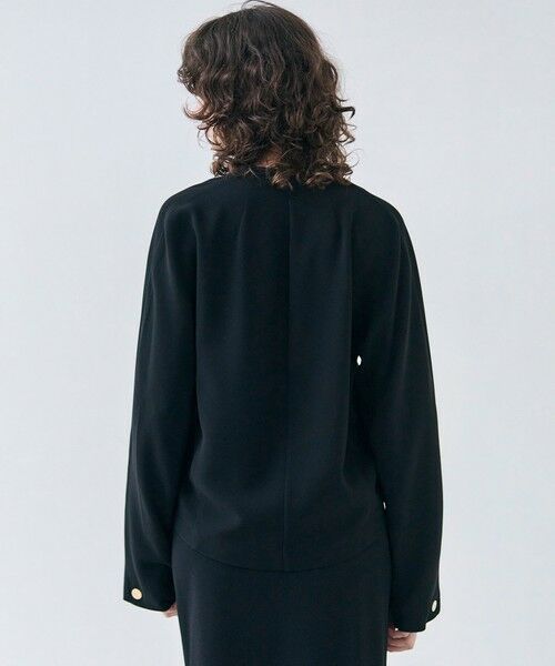 BEIGE, / ベイジ, シャツ・ブラウス | 【洗える】RUE / スリットネックフォルムブラウス | 詳細2