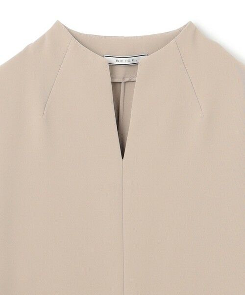 BEIGE, / ベイジ, シャツ・ブラウス | 【洗える】RUE / スリットネックフォルムブラウス | 詳細11
