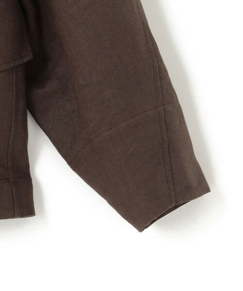 BEIGE, / ベイジ, テーラードジャケット | 【VERY 5月号掲載】CRINUM / オーバーサイズリネンジャケット | 詳細8