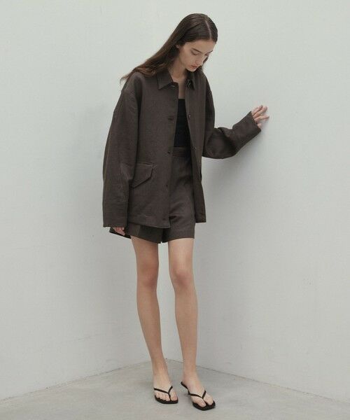 BEIGE, / ベイジ, テーラードジャケット | 【VERY 5月号掲載】CRINUM / オーバーサイズリネンジャケット | 詳細2