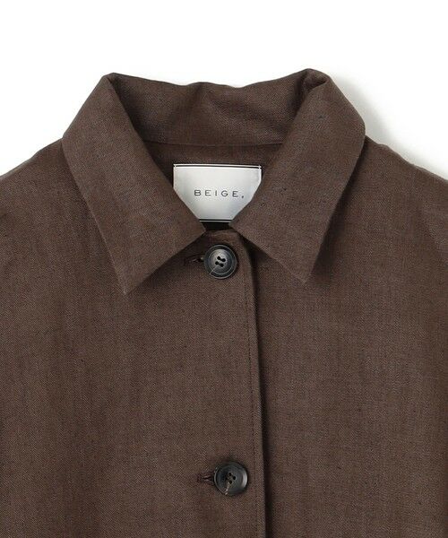 BEIGE, / ベイジ, テーラードジャケット | 【VERY 5月号掲載】CRINUM / オーバーサイズリネンジャケット | 詳細4