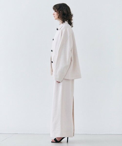 BEIGE, / ベイジ, テーラードジャケット | 【VERY 5月号掲載】CRINUM / オーバーサイズリネンジャケット | 詳細13