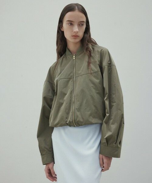 BEIGE,/ベイジ, 【洗える】LOTUS / ライトショートブルゾン Khaki 2 BEIGE,/ベイジ, 【洗える】LOTUS / ライトショートブルゾン Khaki 2