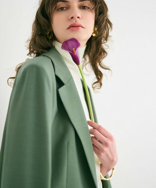 BEIGE, / ベイジ, テーラードジャケット | 【Oggi 6月号掲載】OREGANO / サマーウールテーラードジャケット | 詳細4