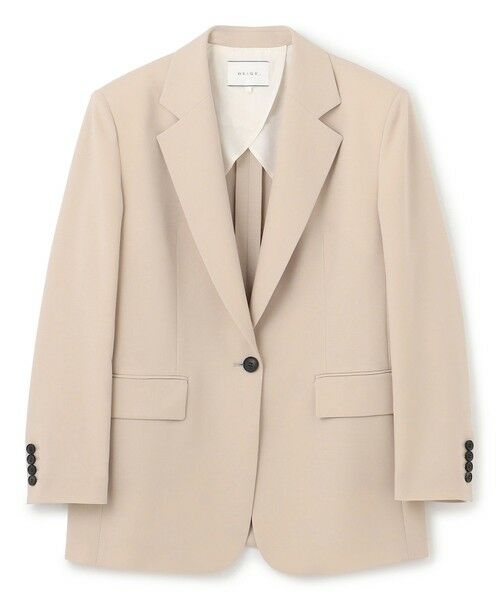 BEIGE, / ベイジ, テーラードジャケット | 【Oggi 6月号掲載】OREGANO / サマーウールテーラードジャケット | 詳細9