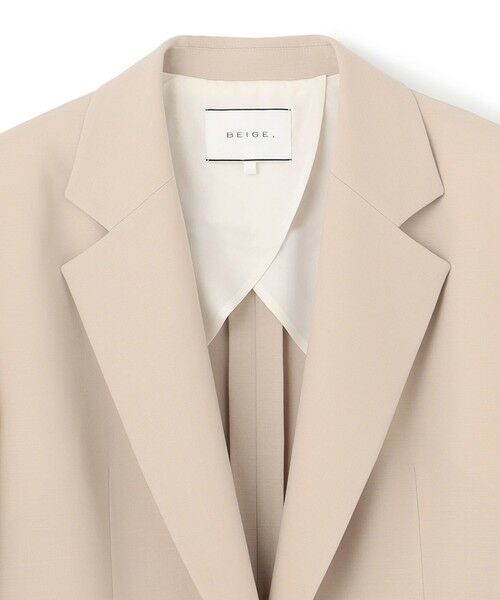 BEIGE, / ベイジ, テーラードジャケット | 【Oggi 6月号掲載】OREGANO / サマーウールテーラードジャケット | 詳細11