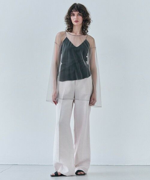 BEIGE, / ベイジ, カットソー | 【洗える・Precious 7月号掲載】ABELIA / コットンVラインカップ付きキャミソール | 詳細13